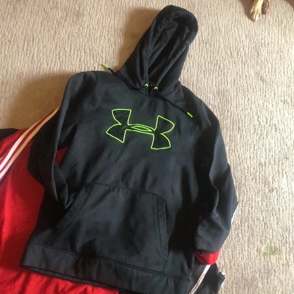 Adidas &  under armour hoody bundle  medium - all 21” flat = 42” chest - Picture 9 of 10